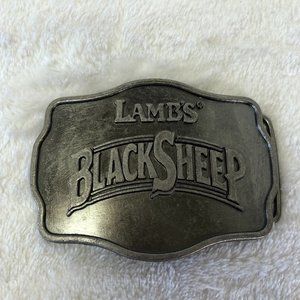 Lambs Rum Black Sheep Belt Buckle Unisex